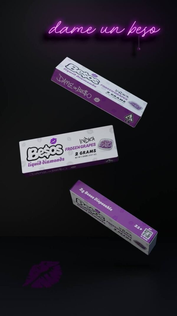 Besos Frozen Grapes 2G Disposables