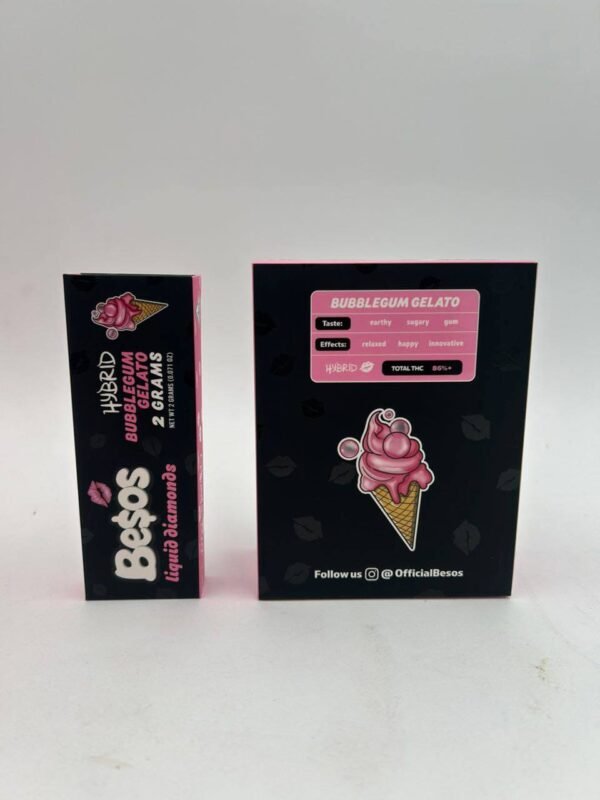 Besos Bubblegum Gelato 2G Disposable