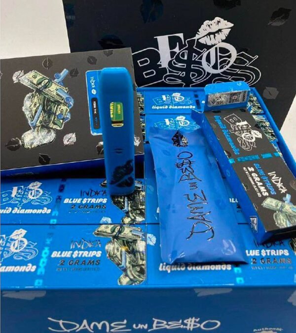 SDL X BESOS BLUE STRIPS THC DISPOSABLES